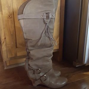 Naughty monkey wedge boots